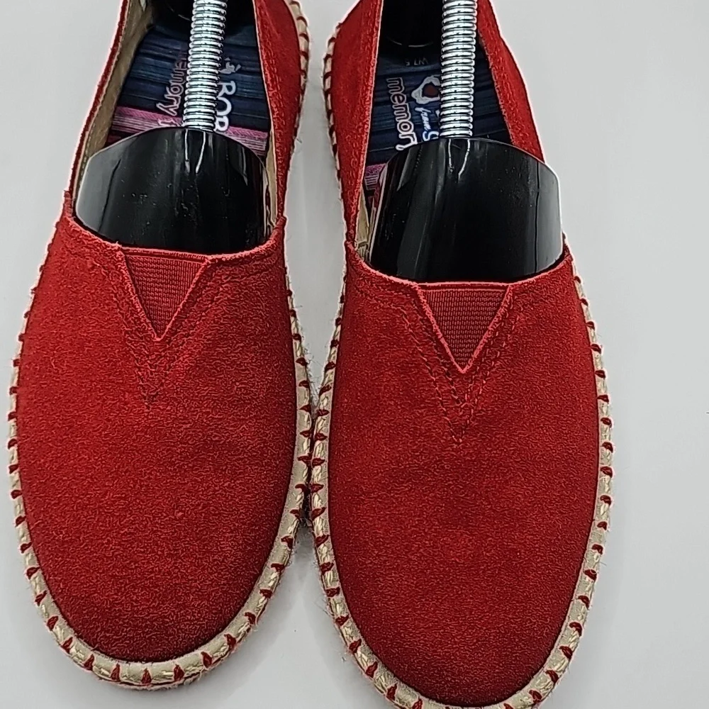 BOBS from skechers  red espadrille flats size 7.5